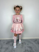 Load image into Gallery viewer, Giorgio Bambini Pink Teddy Skirt Set