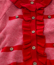 Load image into Gallery viewer, Beau Kid Girls Red Three Piece Knit Skirt Set