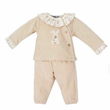 Load image into Gallery viewer, Babidu Baby Girls Beige Bunny Set