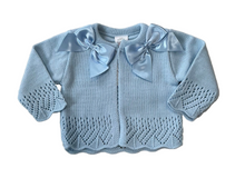 Load image into Gallery viewer, Little Star Baby Girls Bow Bolero Cardigans