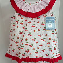 Load image into Gallery viewer, Ceyber Baby Girls Watermelon &amp; Cherry Open Back Jam Set
