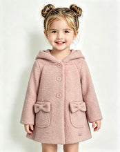 Load image into Gallery viewer, Mayoral Girls Petisui Hooded Boucle Coat