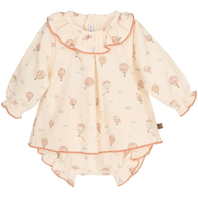 Calamaro Baby Girls Dress Anemoi Collection