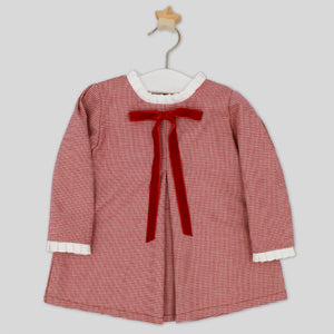 Rapife Girls Burgundy Dress