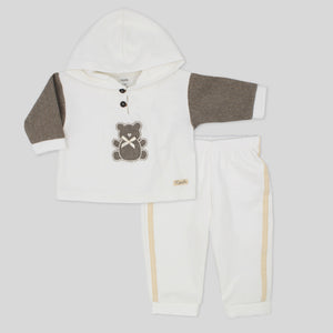 Rapife Girls Cream Lounge Set