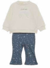 Load image into Gallery viewer, Street Monkey Girls Snow Flake Nice &amp; Sweet Flared Legging Set