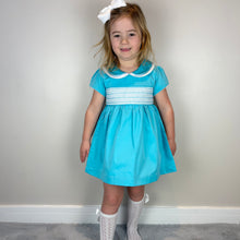 Load image into Gallery viewer, Mabini Girls Turquoise Smock