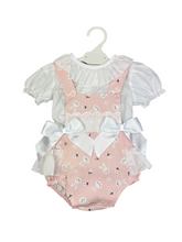 Load image into Gallery viewer, Ceyber Baby Girls Pink Bunny Romper