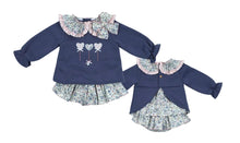 Load image into Gallery viewer, Valentina Mia Skirted Floral Check Skirted Jam Set