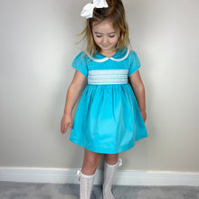 Load image into Gallery viewer, Mabini Girls Turquoise Smock