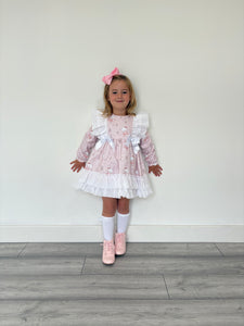Ceyber Girls Pink Ballerina Bear Dress