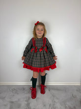 Load image into Gallery viewer, Ceyber Green Tartan Dress