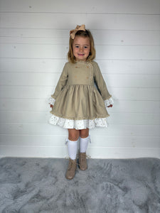 Ceyber Smock Snow Flake Dress
