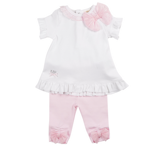 Mintini Girls Pink Legging Set