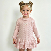 Load image into Gallery viewer, Blues Baby Lovissa Pink Knitted Dress