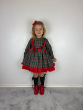 Load image into Gallery viewer, Ceyber Green Tartan Dress