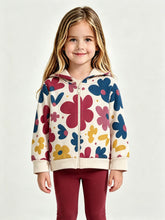 Load image into Gallery viewer, PRE ORDER Street Monkey Girls Floral Hooded Sweatshirt Legging Set