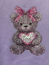 Load image into Gallery viewer, Giorgio Bambini Lilac Tulle Diamante Teddy Bear Dress