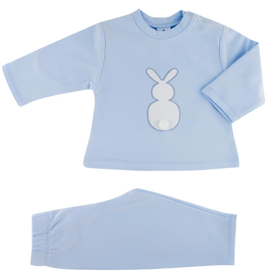 Sardon Baby Boys Blue Bunny 2 Piece Set