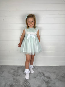 Ceyber Girls Mint Tulle Dress