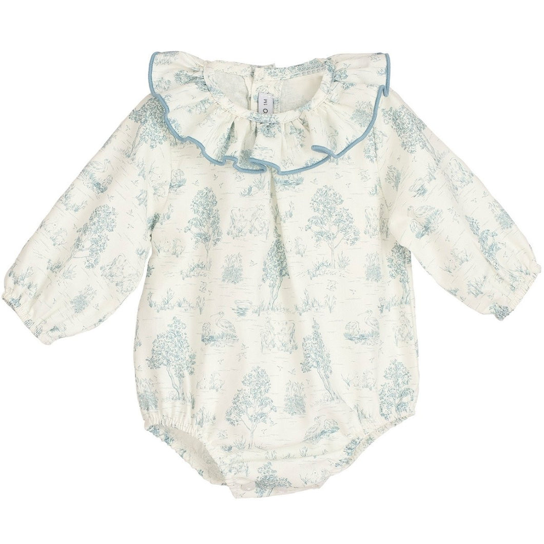 Calamaro Baby Girls Romper Levante Collection