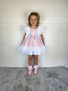 Ceyber Girls Pink Bunny Dress