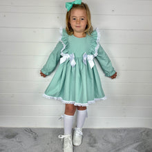 Load image into Gallery viewer, Ceyber Mint Double Bow Dress