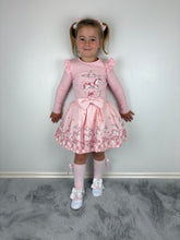 Load image into Gallery viewer, Giorgio Bambini Pink Carousel Skirt Set