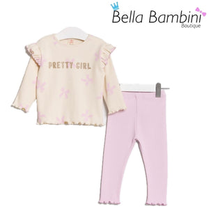 Lilac Pretty Girl Legging Set 9M-24M