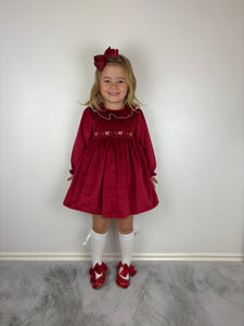 Dulce De Fresa Red Velvet Dress