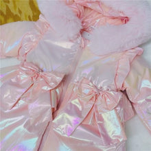 Load image into Gallery viewer, Wee Me Pink Iridescent  Padded Coat