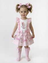 Load image into Gallery viewer, Pink Bunny Skirt Set