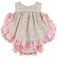 Load image into Gallery viewer, Dulce De Fresa Baby Girls Dusky Floral Dress