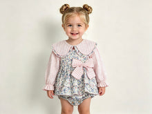Load image into Gallery viewer, Valentina Mia Floral Check Pinafore