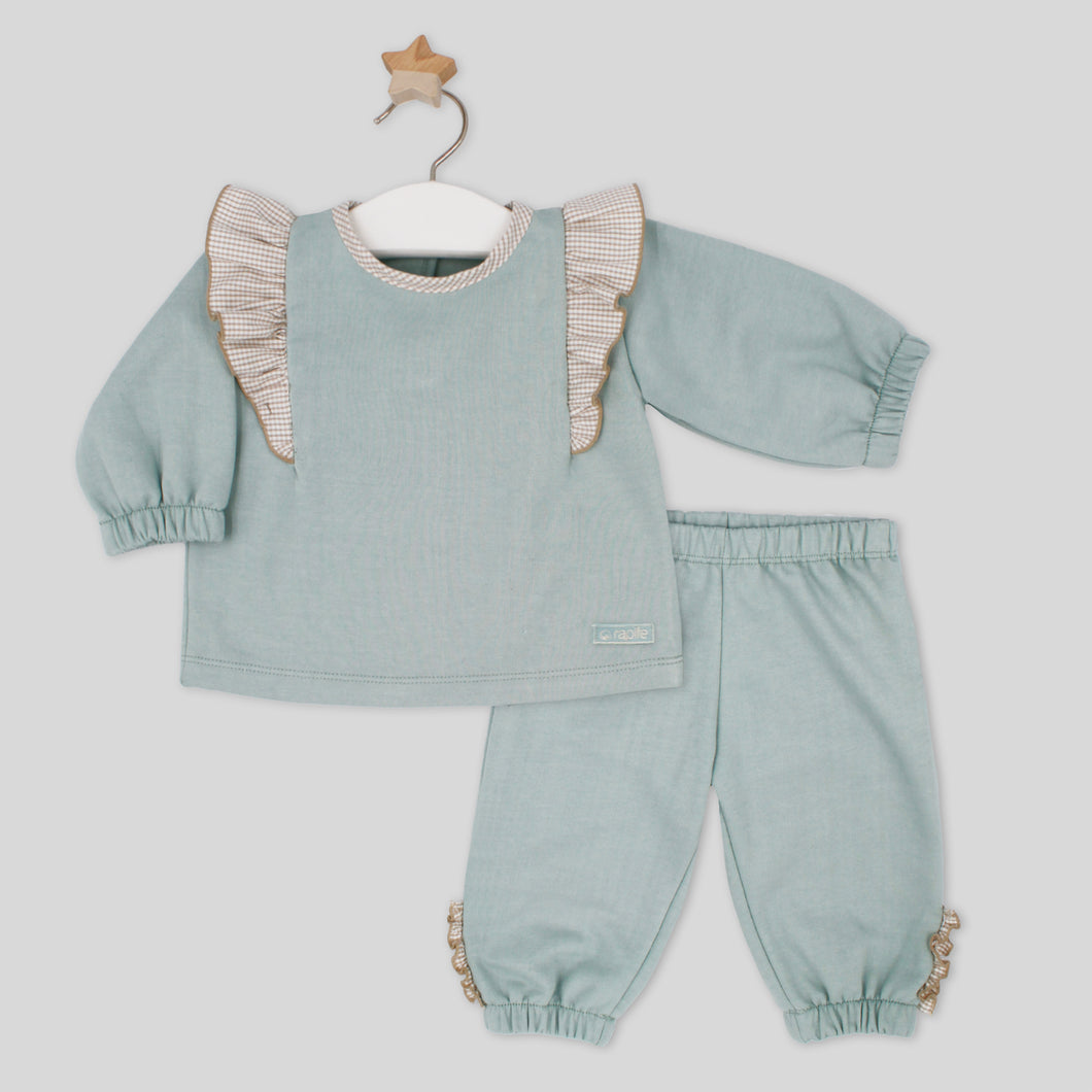 Rapife Girls Green Lounge Set