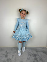Load image into Gallery viewer, Giorgio Bambini Blue Carousel Skirt Set