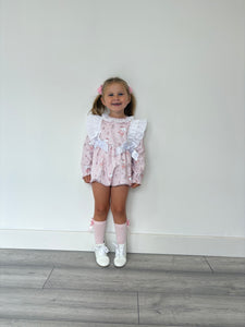 Ceyber Pink Ballerina Bear Romper