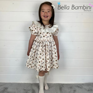 Ceyber Girls Hot Air Balloon Smocked Collar Dress