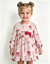 Load image into Gallery viewer, Mayoral Girls Petisui Mouse Town Fleece Dress