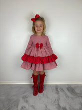 Load image into Gallery viewer, Ceyber Red Gingham Dress