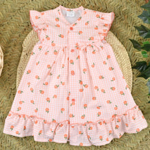 Load image into Gallery viewer, Baby Ferr Older Girls Peach Dress