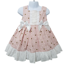 Load image into Gallery viewer, Ceyber Older Girls Dusky Polka and Swirls Dress