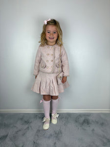 Giorgio Bambini Older Girls Pleated Skirt Set