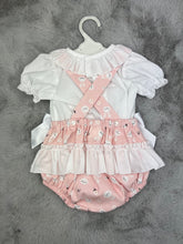 Load image into Gallery viewer, Ceyber Baby Girls Pink Bunny Romper