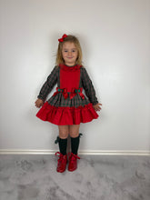 Load image into Gallery viewer, Ceyber Green Tartan Dress