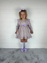 Load image into Gallery viewer, Baby Ferr Older Girls Lilac Floral Dress