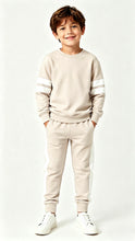 Load image into Gallery viewer, Boys Beige Lounge Set