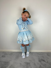 Load image into Gallery viewer, Giorgio Bambini Blue Castle Skirt Set