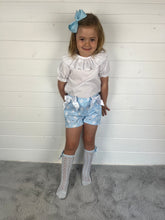 Load image into Gallery viewer, Ceyber Girls Blue Bunny Short Set