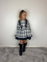 Load image into Gallery viewer, Ceyber Navy &amp; Grey Dress